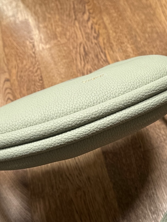 Songmont Luna Leather Crossbody Strap Mint Green Purse Bag - Picture 9 of 15